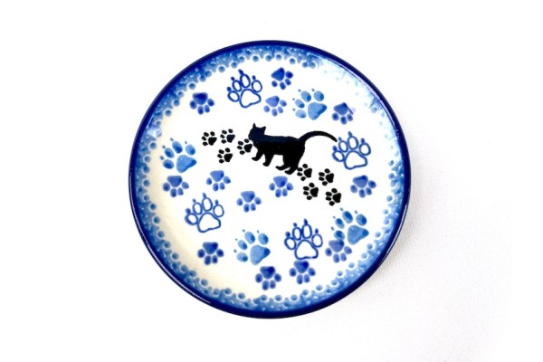 262 Bunzlau Theetipje 1771X Black Cat  262 Theetipjes